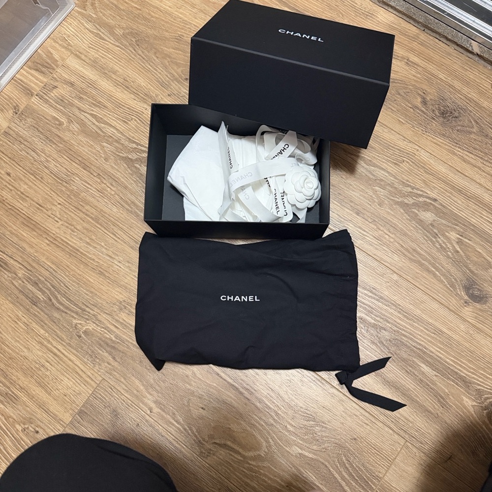 Chanel Black Gift Set with White Accents